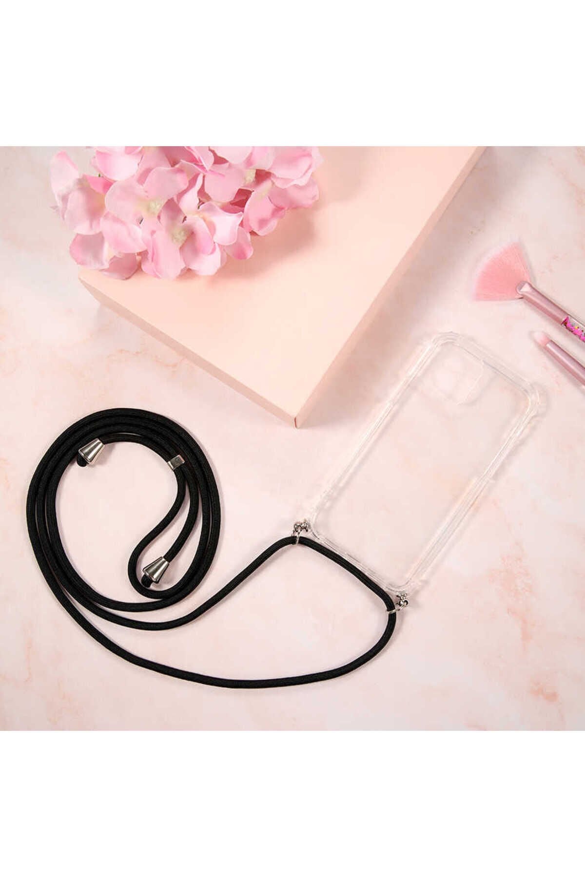 iPhone 13 Pro Max Uyumlu GZST X-Rop Kılıf-Renksiz Renksiz