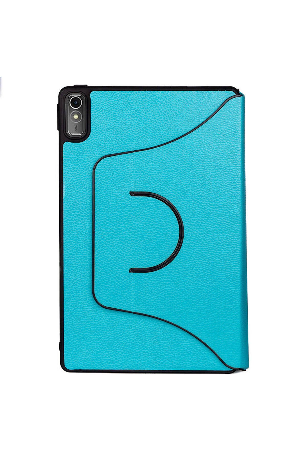 Lenovo Tab P11 11.5'' (2.Nesil) Uyumlu BSAY Fest Dönebilen Standlı Kılıf-Kırmızı Turkuaz