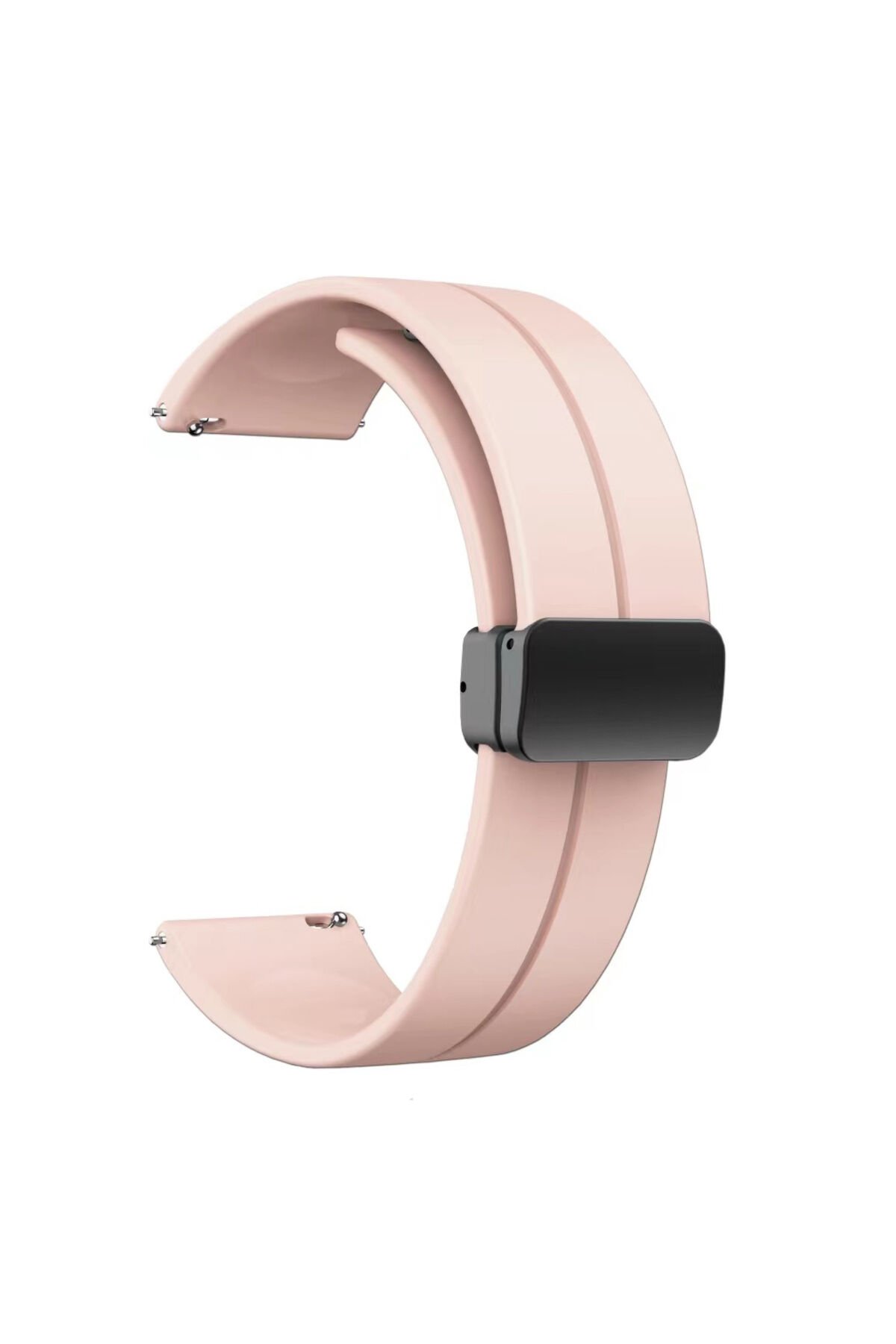 Galaxy Watch 46mm KRD-84 22mm Uyumlu BSAY Kordon-Kırmızı Pembe