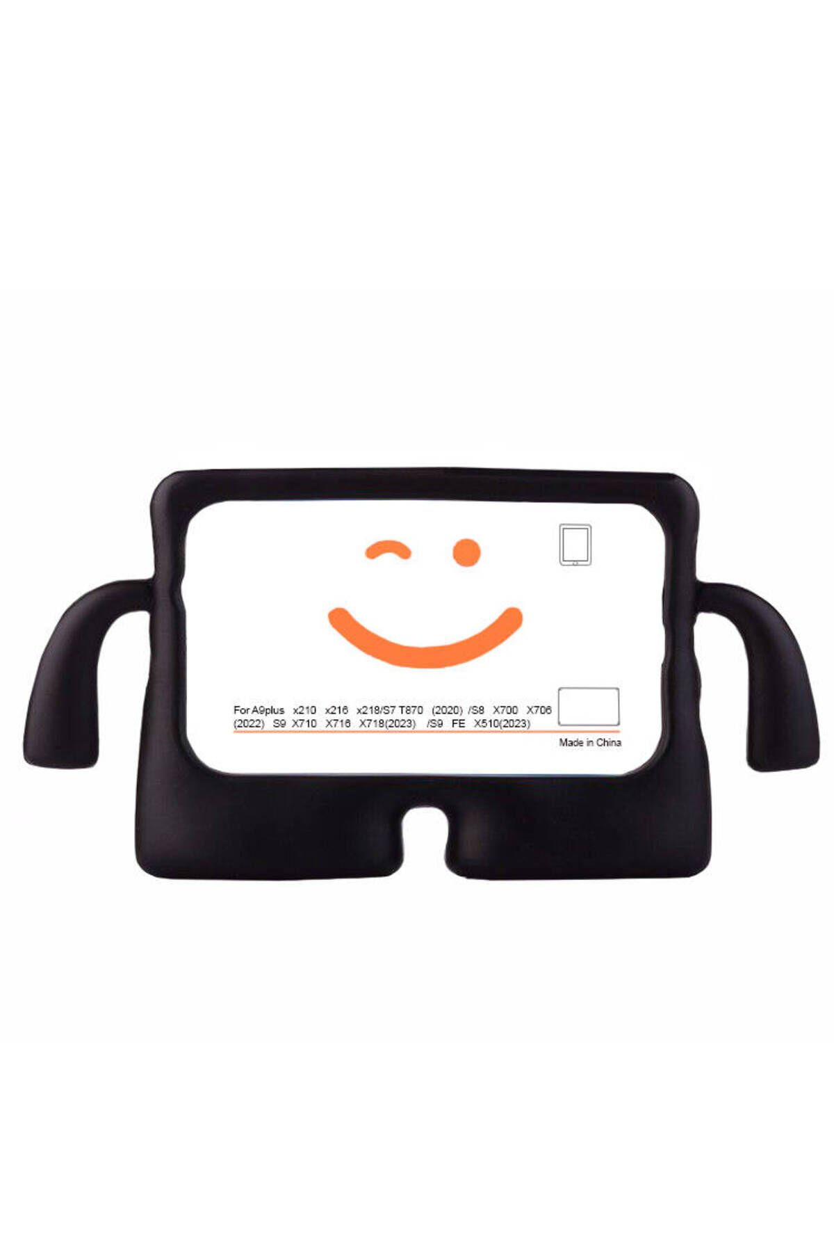 Galaxy Tab A9 Plus Uyumlu BSAY iBuy Standlı Tablet Kılıf-Pembe Koyu Siyah