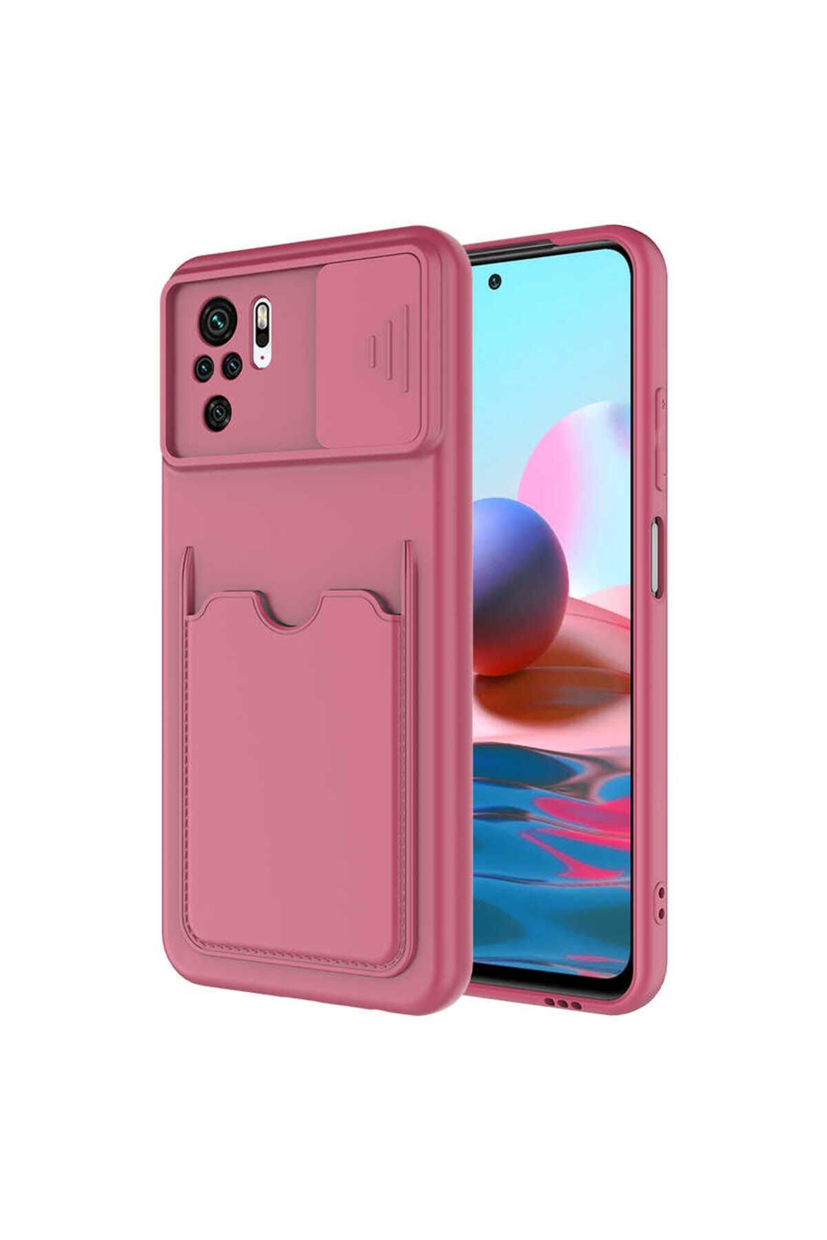 Poco M5S Kılıf BSAY Kartix Kapak - Koyu Mor Koyu Mor