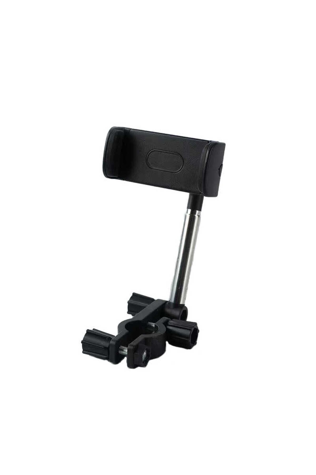 BSAY LG-01 Dikiz Aynası Telefon Tutucu-Beyaz Siyah