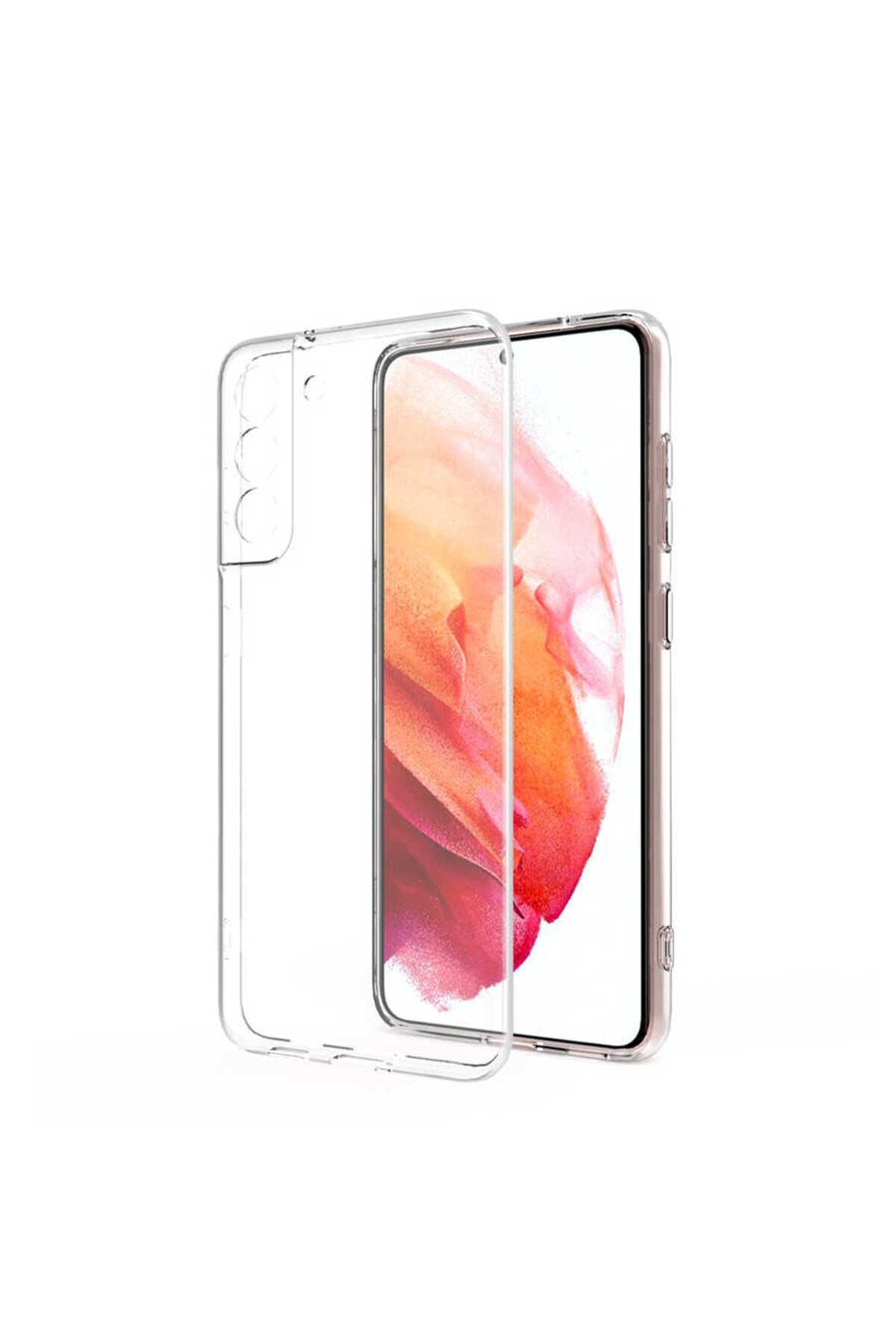 Galaxy S22 Plus Uyumlu GZST Kamera Korumalı Süper Silikon Kılıf-Renksiz Renksiz