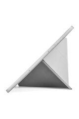 Galaxy Tab S11 Kılıf BSAY Tri Folding Kalem Bölmeli Standlı Kılıf - Gri Mor