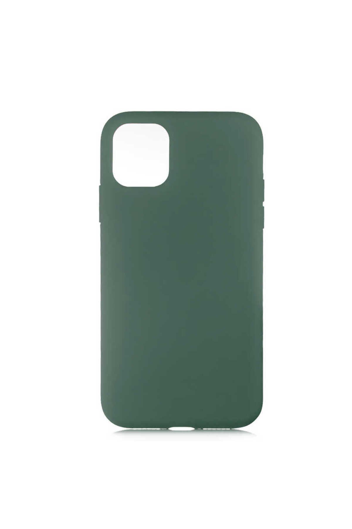 iPhone 11 Uyumlu BSAY LSR Lansman Kılıf-Koyu Yeşil