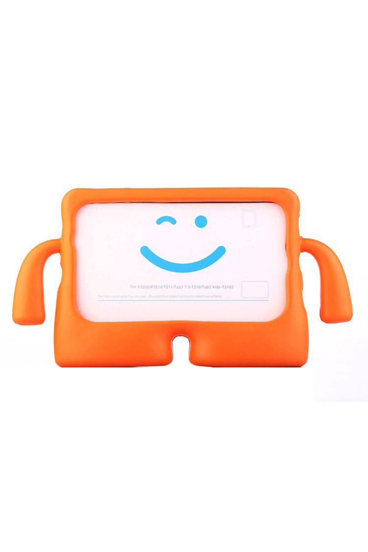 Galaxy Tab A9 Plus Uyumlu BSAY iBuy Standlı Tablet Kılıf-Pembe Koyu Turuncu