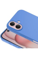 iPhone 16 Kılıf Zore Lansman Kapak - Koyu Yeşil Mavi