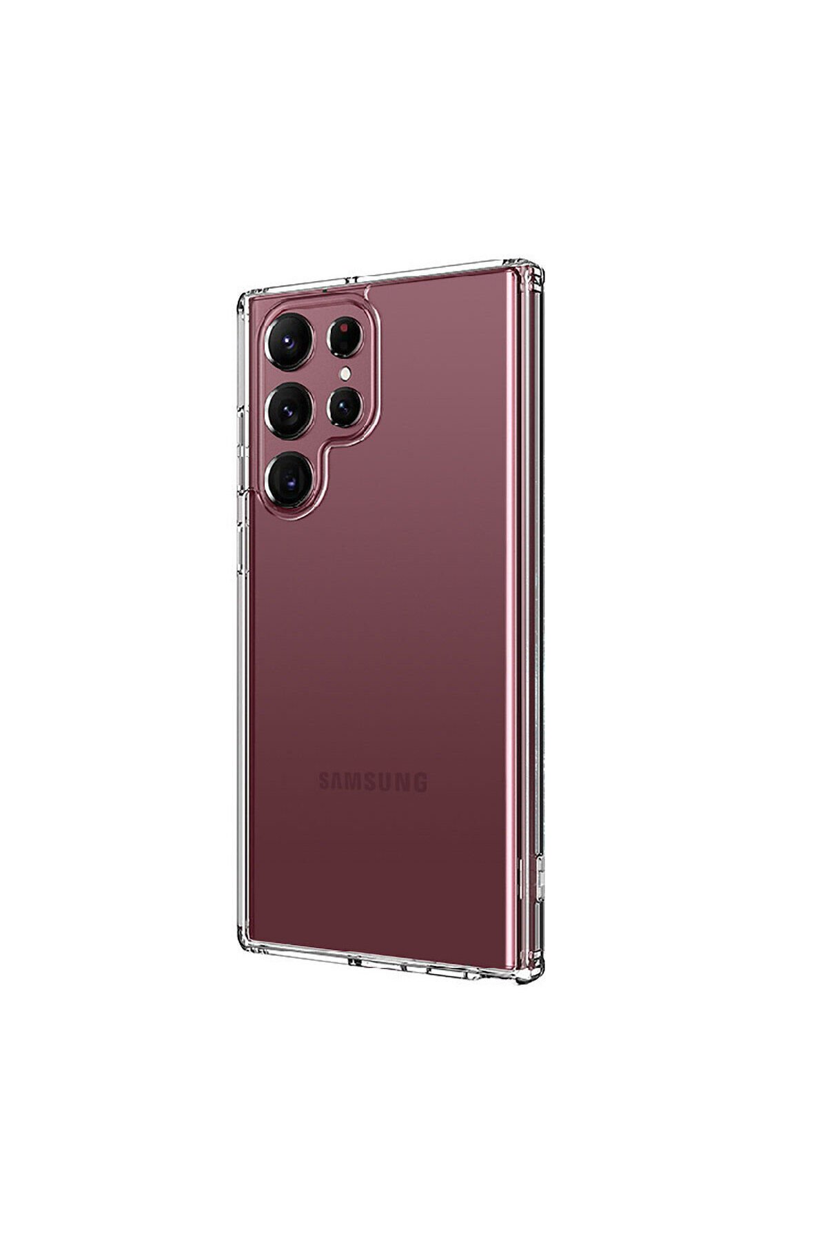 Galaxy S23 Ultra Uyumlu BSAY 2mm Anti Shock Silikon-Renksiz Renksiz