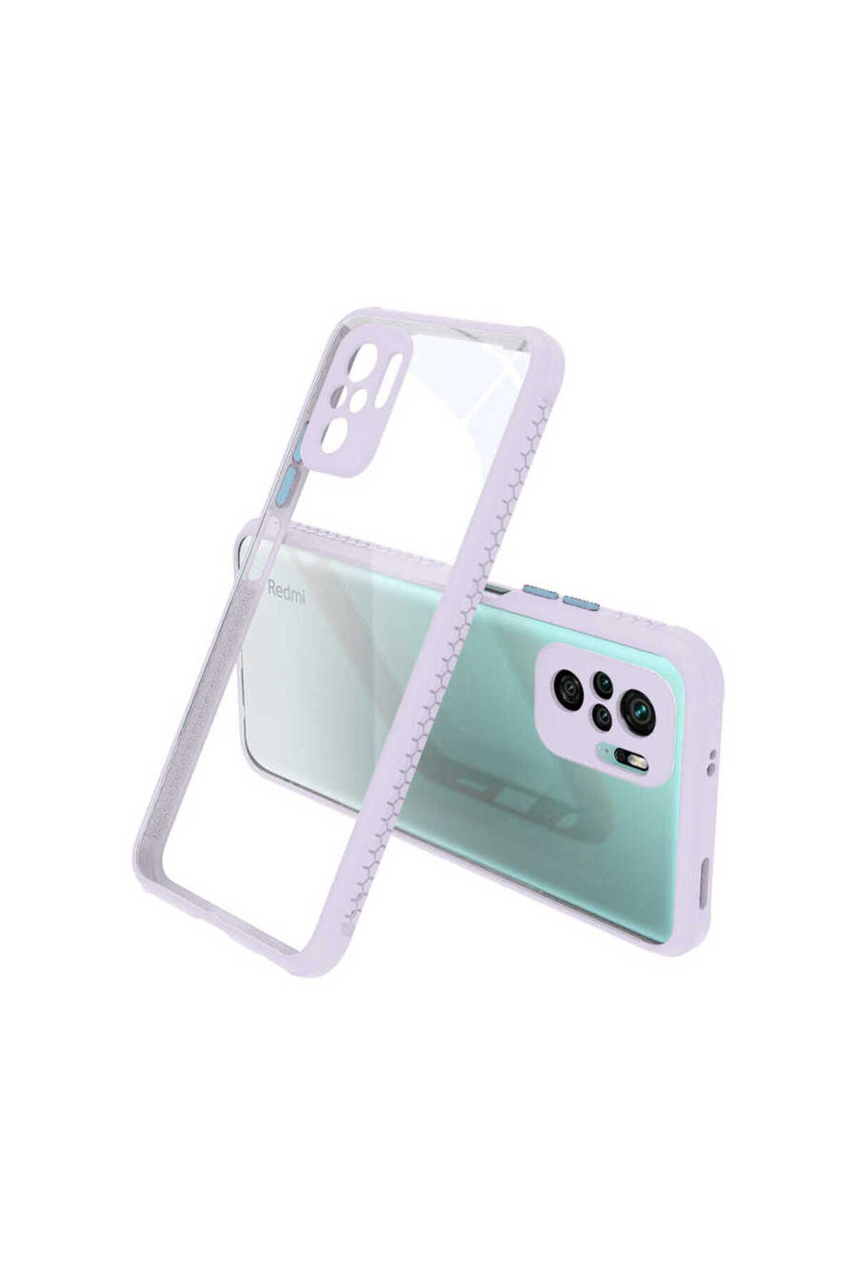 Poco M5S Kılıf ATA Kaff Kapak - Mor Mor