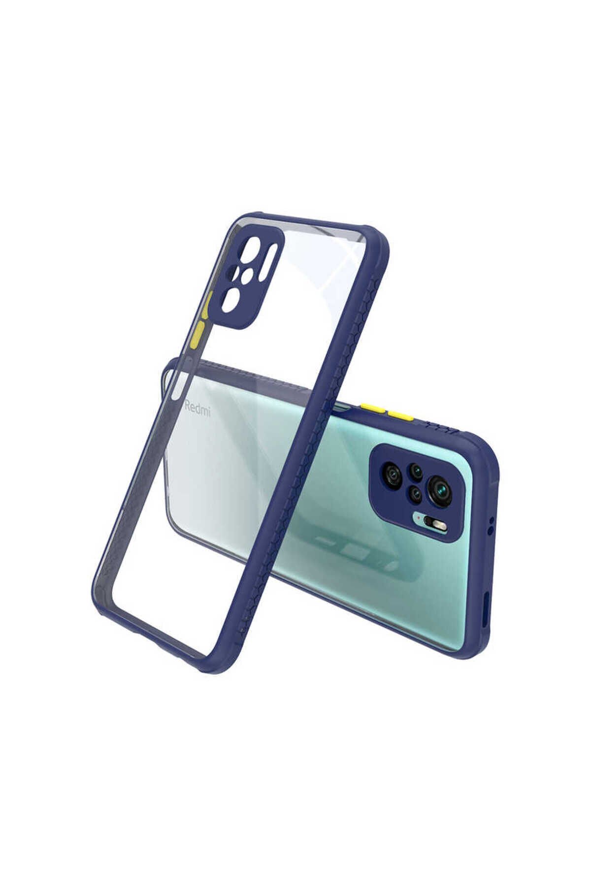 Poco M5S Kılıf BSAY Kaff Kapak - Lacivert Lacivert