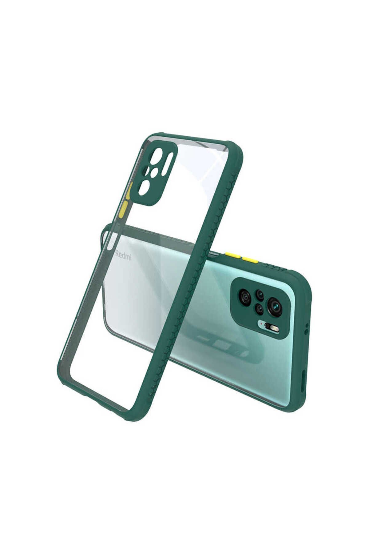 Poco M5S Kılıf BSAY Kaff Kapak - Lacivert Koyu Yeşil