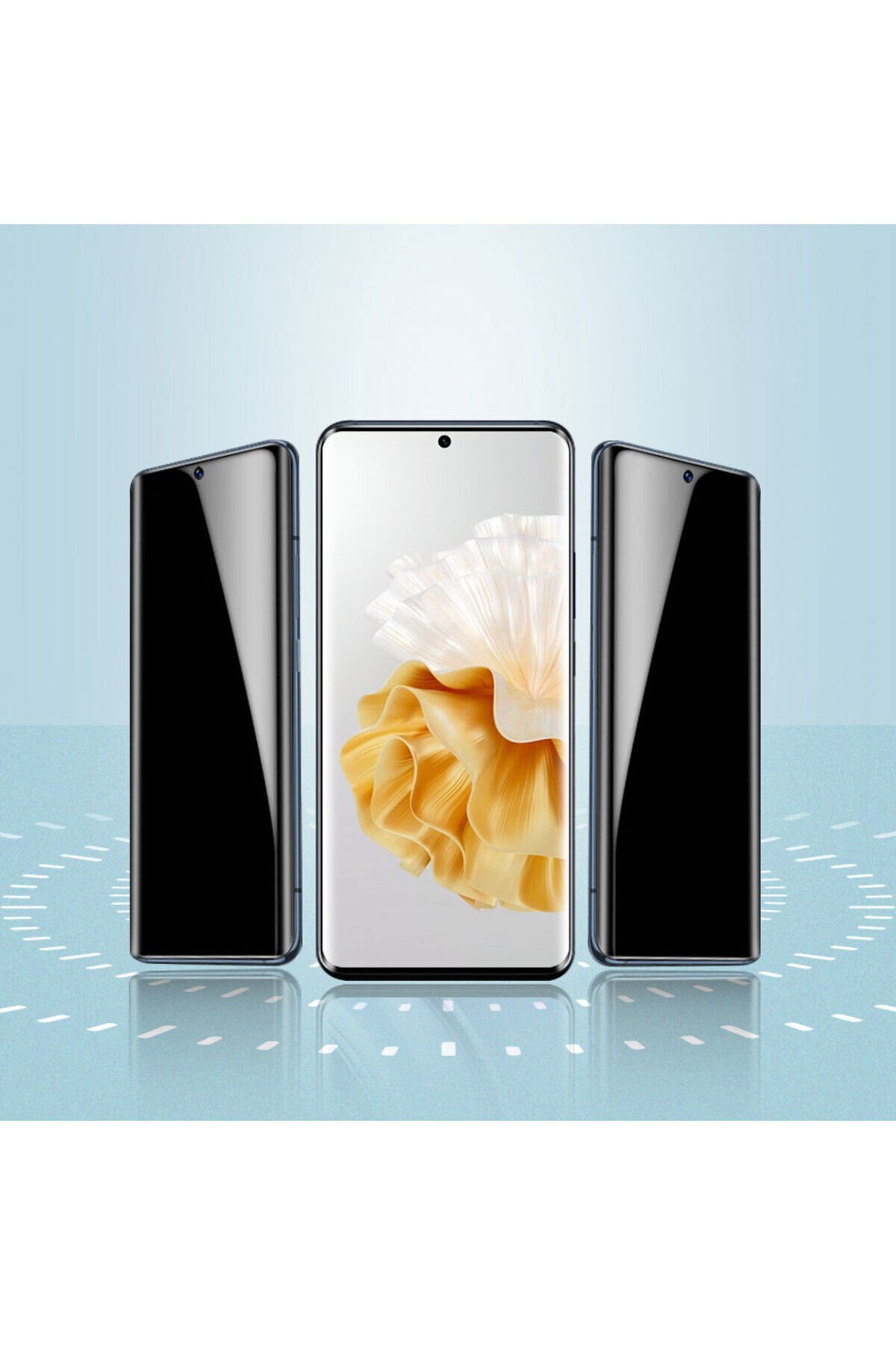 Galaxy S23 Ultra Uyumlu GZST Kolay Uygulama Aparatlı Privacy Easy Body Hayalet Ekran Koruyucu