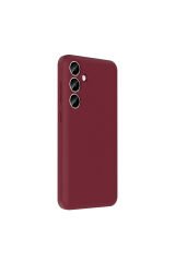 Galaxy A55 Kılıf Kamera Korumalı Kartlık Hazneli BSAY Vitra Kapak - Gri Kahverengi