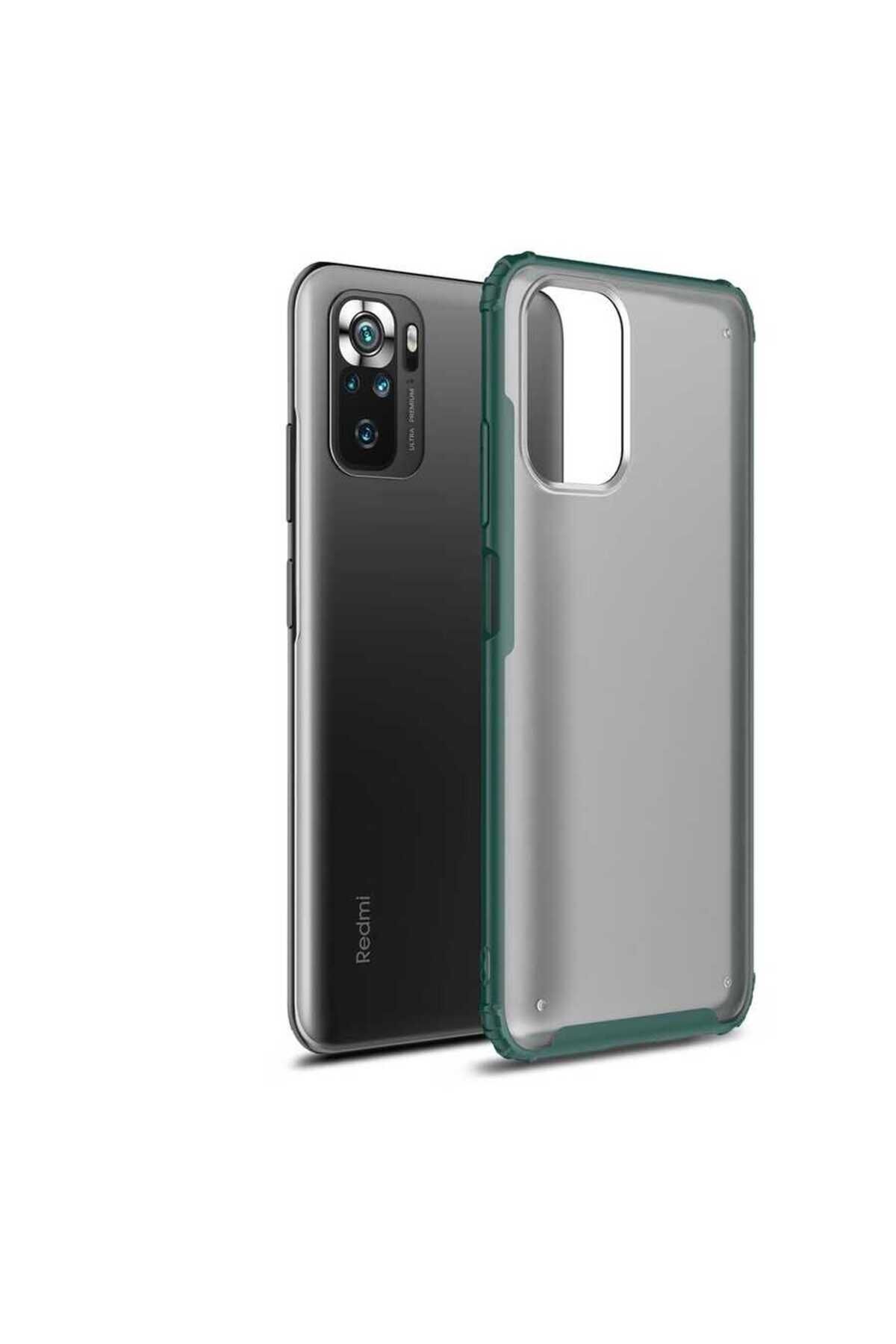 Poco M5S Kılıf BSAY Volks Kapak - Koyu Yeşil Koyu Yeşil