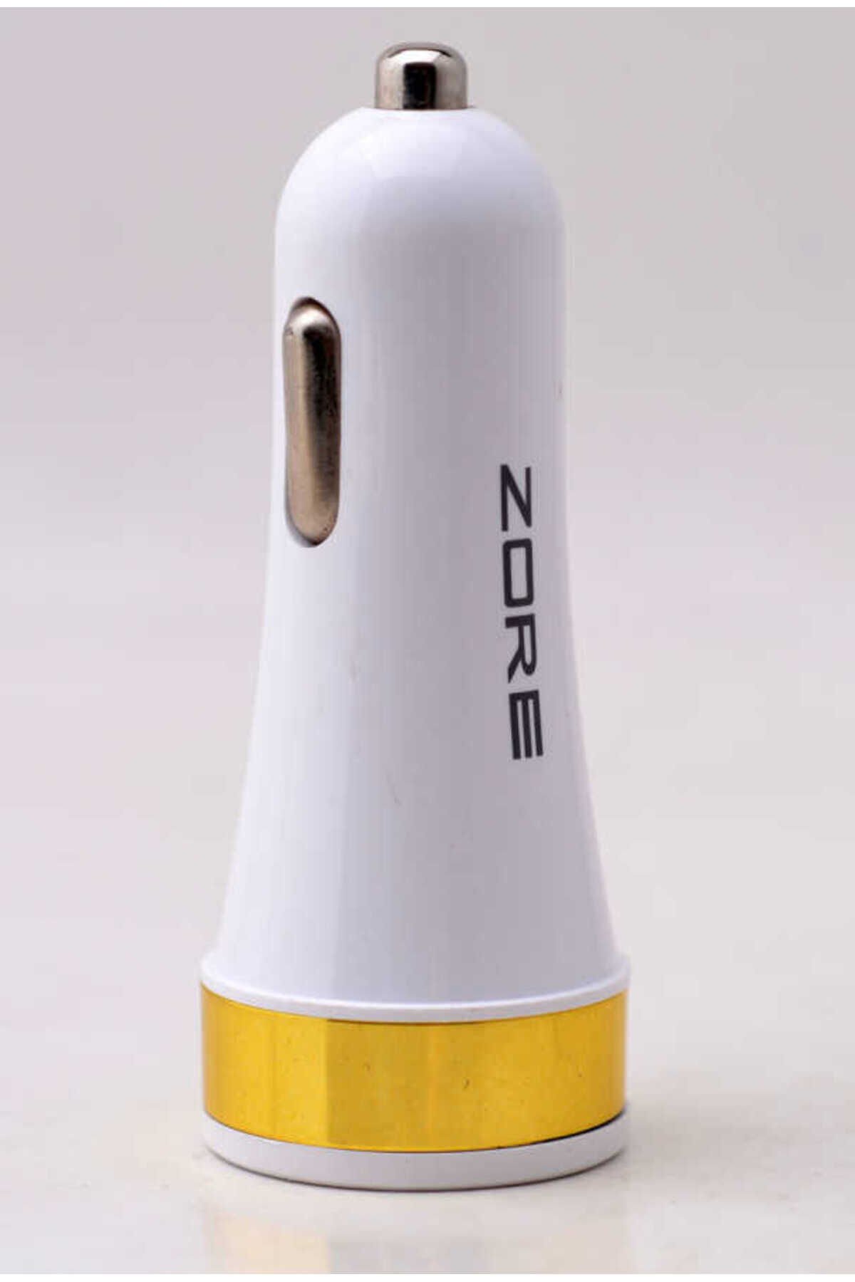 BSAY 3 Usb li 2 in 1 Micro Araç Şarj Seti 3000 Mah - Beyaz Beyaz