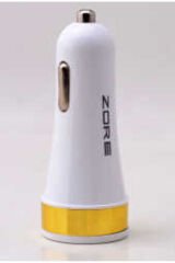 BSAY 3 Usb li 2 in 1 Micro Araç Şarj Seti 3000 Mah - Beyaz Beyaz