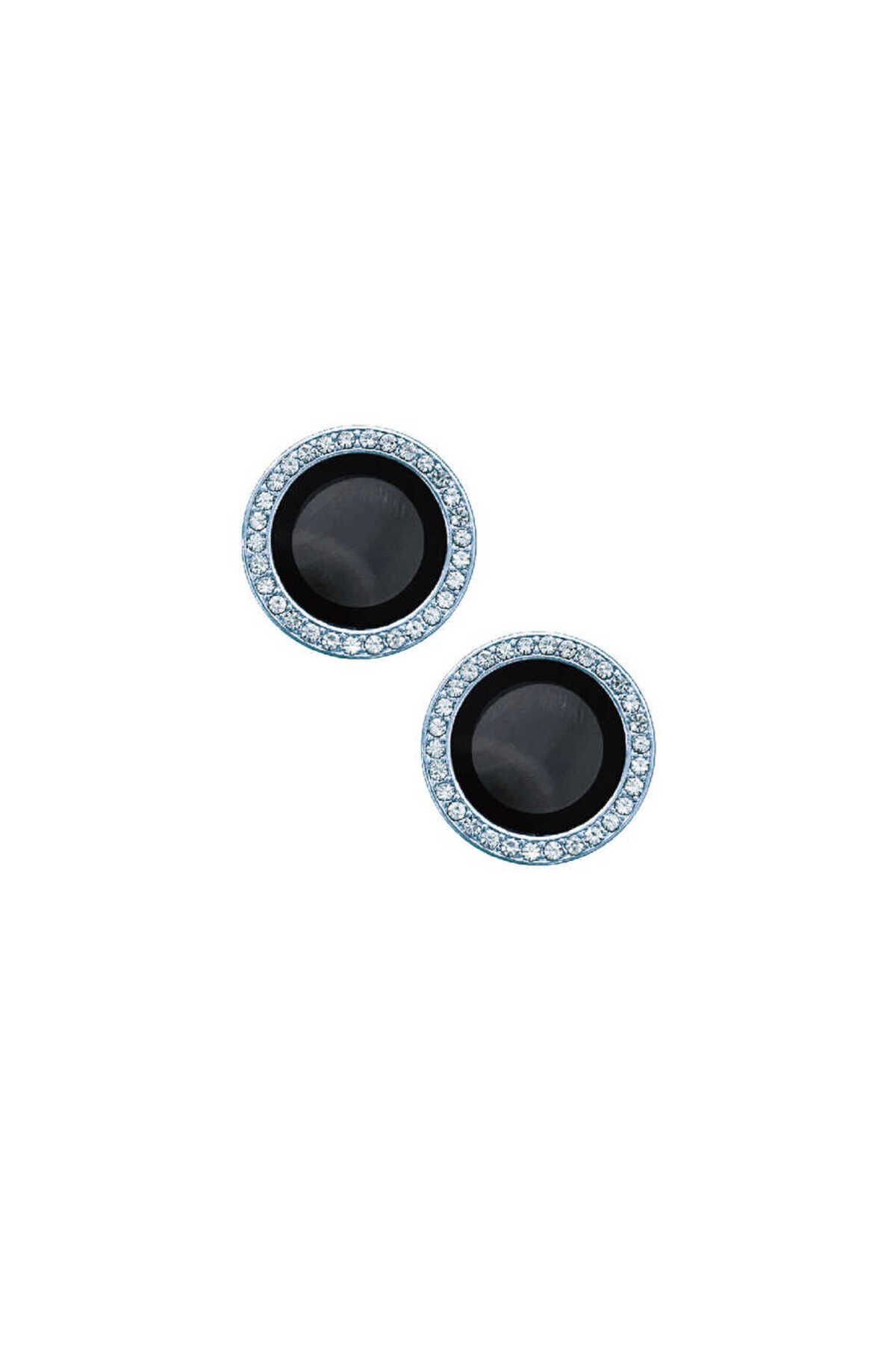 iPhone 14 Uyumlu BSAY CL-06 Kamera Koruyucu-Mavi