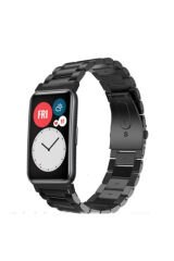 Huawei Watch Fit Metal Kordon Dönüştürücü BSAY- Siyah Siyah