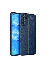 Reno 6 4G Kılıf BSAY Niss Silikon Kapak - Lacivert Lacivert