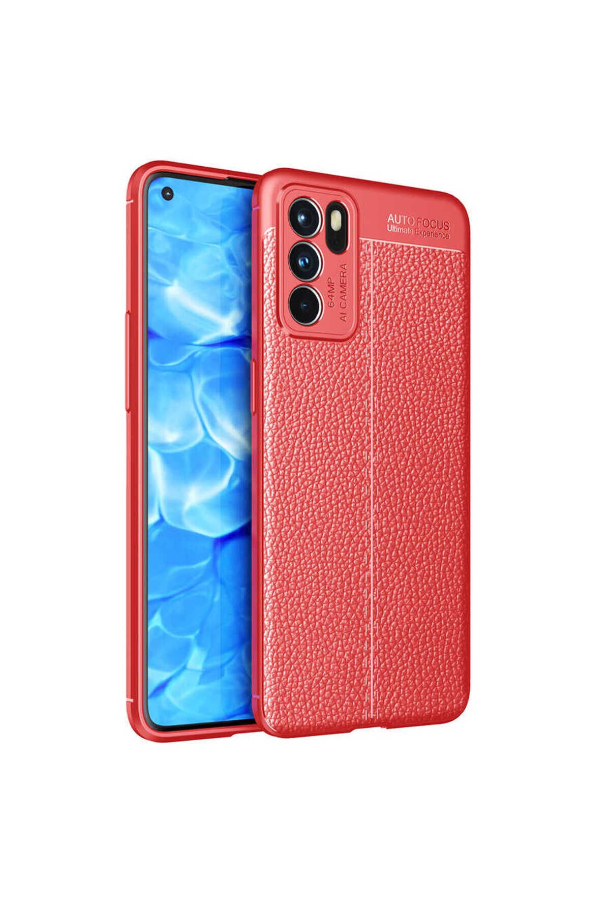 Reno 6 4G Kılıf BSAY Niss Silikon Kapak - Lacivert Lacivert