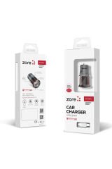 BSAY ZR-C304Q Micro Araç Şarj Seti - Siyah Siyah