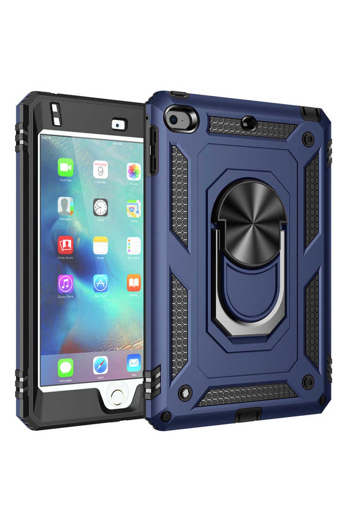 iPad Mini 5. Nesil - Uyumlu Uyumlu Tablet Vega Kapak-Mavi Mavi