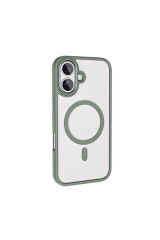 iPhone 16 Plus Kılıf Zore Lansman Kapak-Siyah Rose Brown