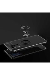 Mi Mix 4 Kılıf BSAY Ravel Silikon Kapak - Mavi Kırmızı