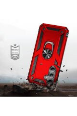 Galaxy S23 FE Uyumlu BSAY Vega Kılıf-Siyah Kırmızı