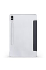 Galaxy Tab S9 FE Plus Uyumlu BSAY Smart Cover Standlı 1-1 Kılıf-Pembe Gri