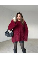 Yumuşak Dokulu Kazak Bordo - STD