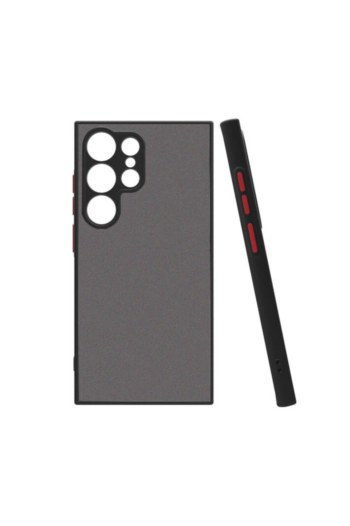 Galaxy S24 Ultra Uyumlu GZST Hux Kılıf-Siyah Siyah