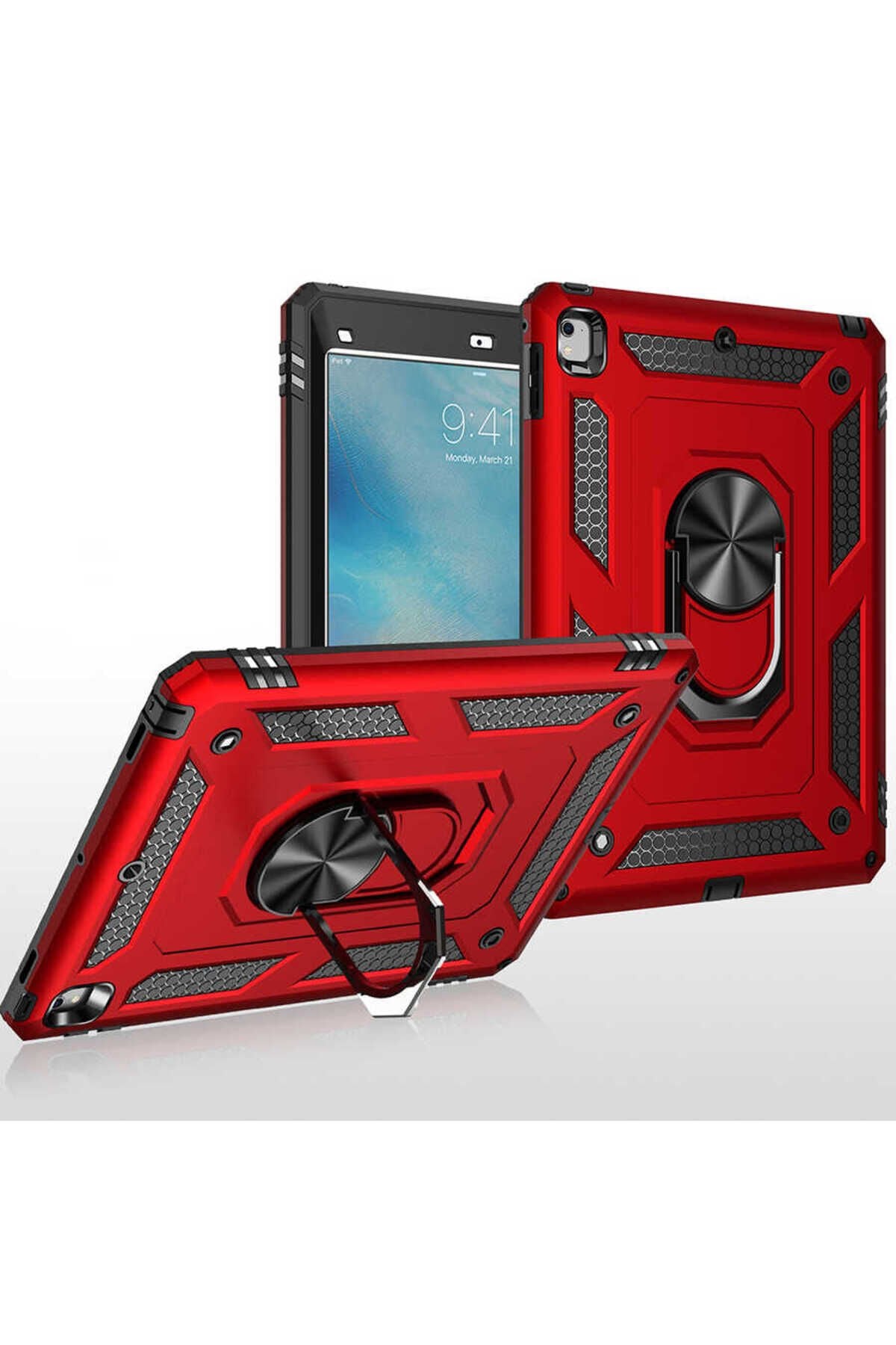 iPad 9.7 2017 (5.Nesil) - Uyumlu Uyumlu TYGO Tablet Vega Kapak-Mavi Mavi