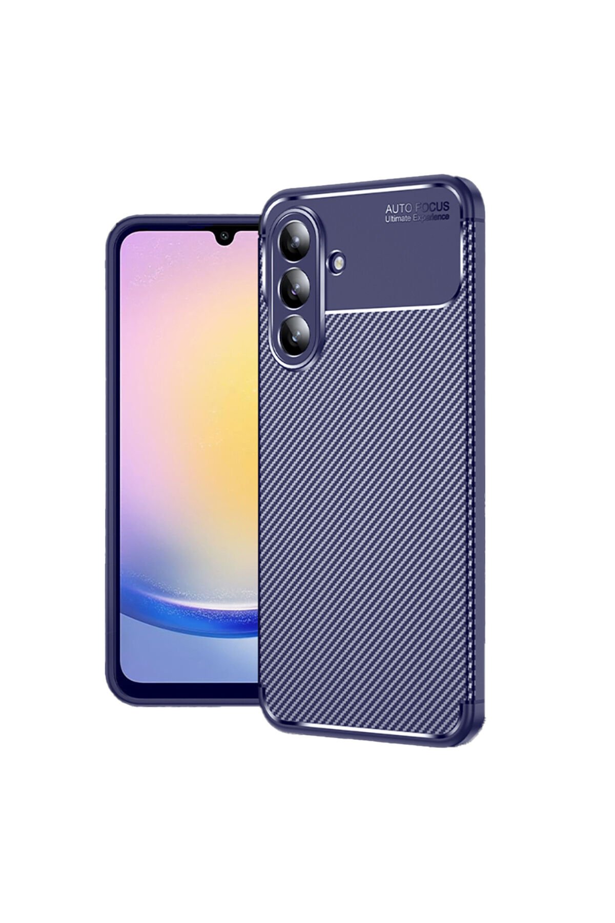 Galaxy A26 Kılıf SBT Negro Silikon Kapak - Lacivert Lila