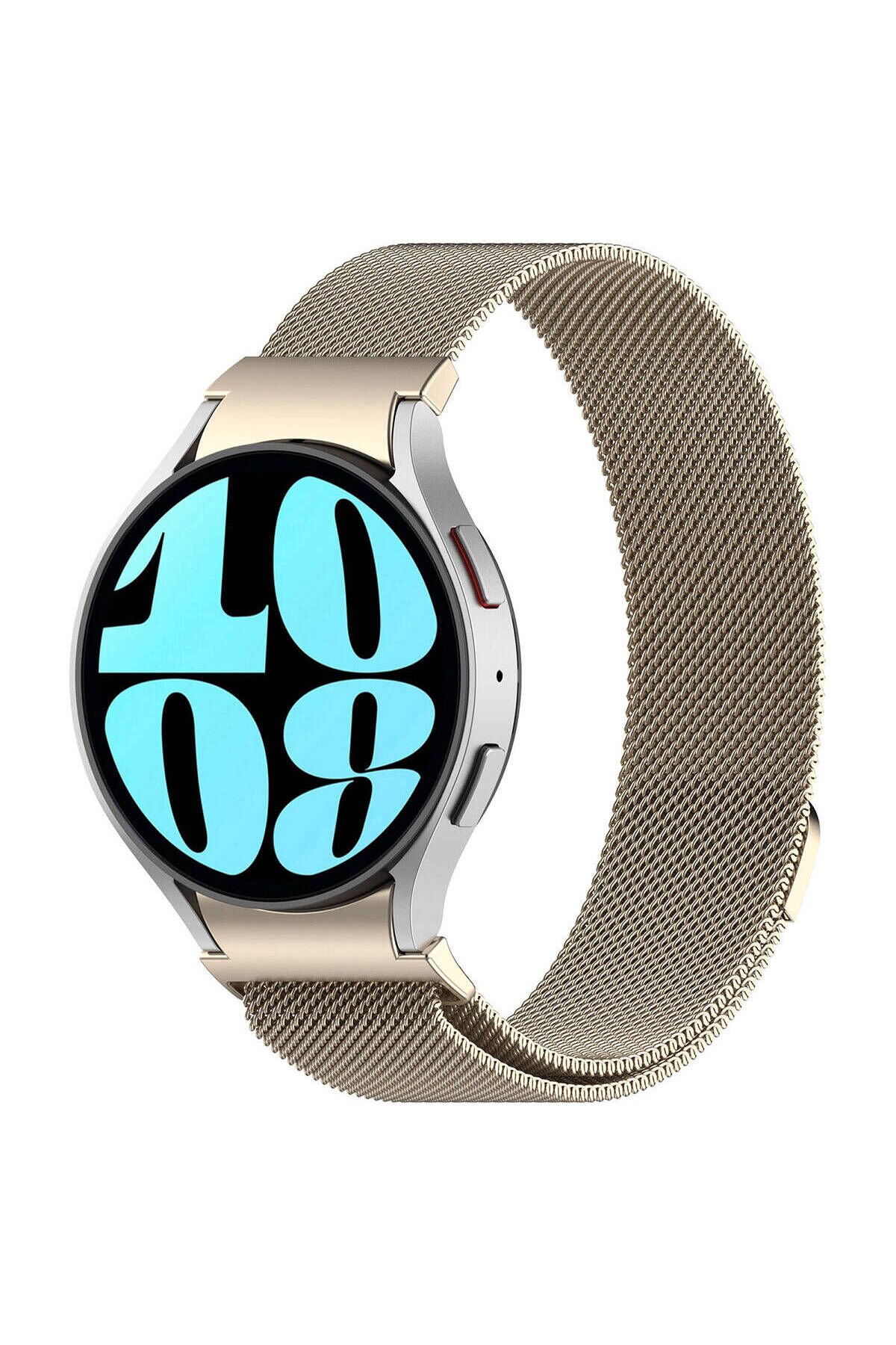 Galaxy Watch 6 44mm Uyumlu KRD-01 Metal BSAY Kordon-Siyah Siyah