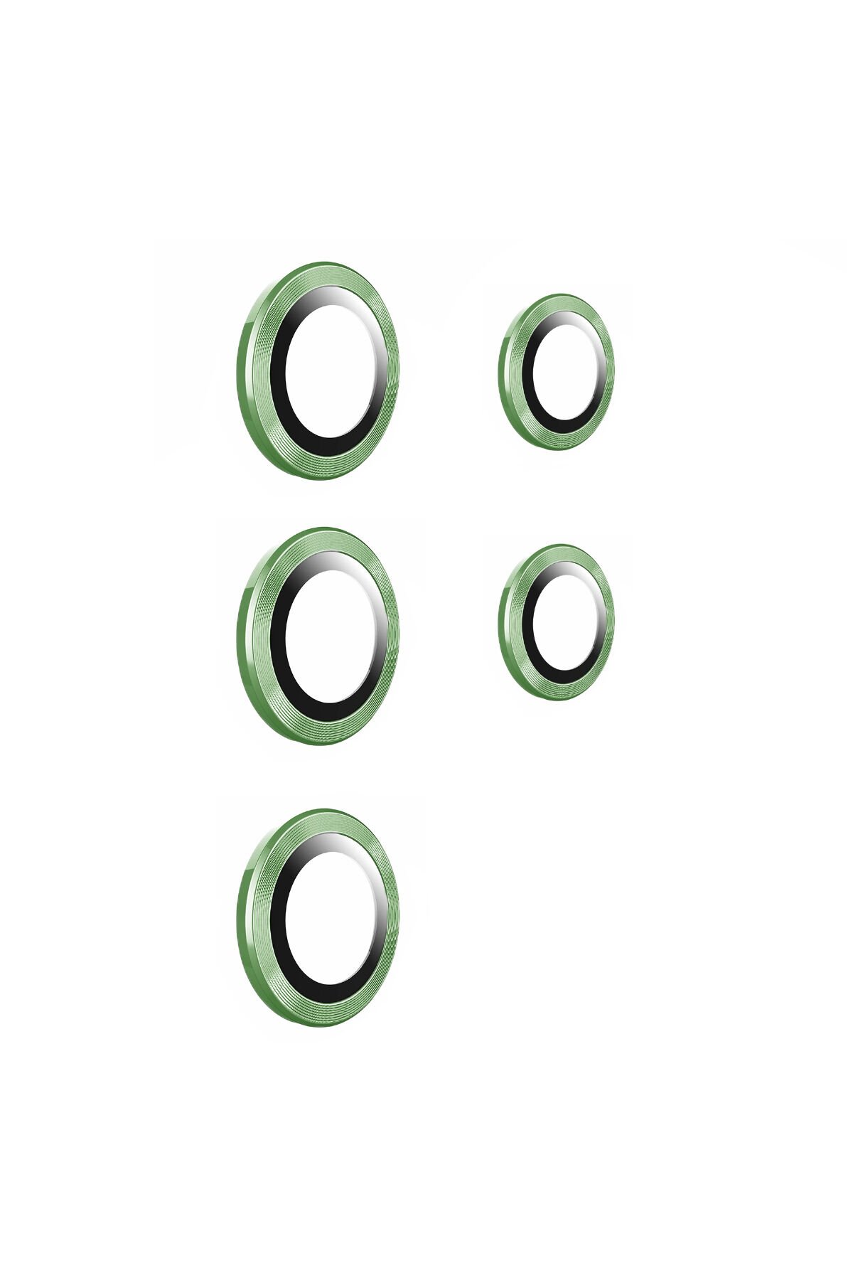 Galaxy S22 Ultra Uyumlu ATA Kamera Koruyucu-Yeşil Yeşil