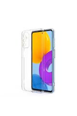 Galaxy M52 Kılıf BSAY Kamera Korumalı Süper Silikon Kapak - Renksiz Renksiz