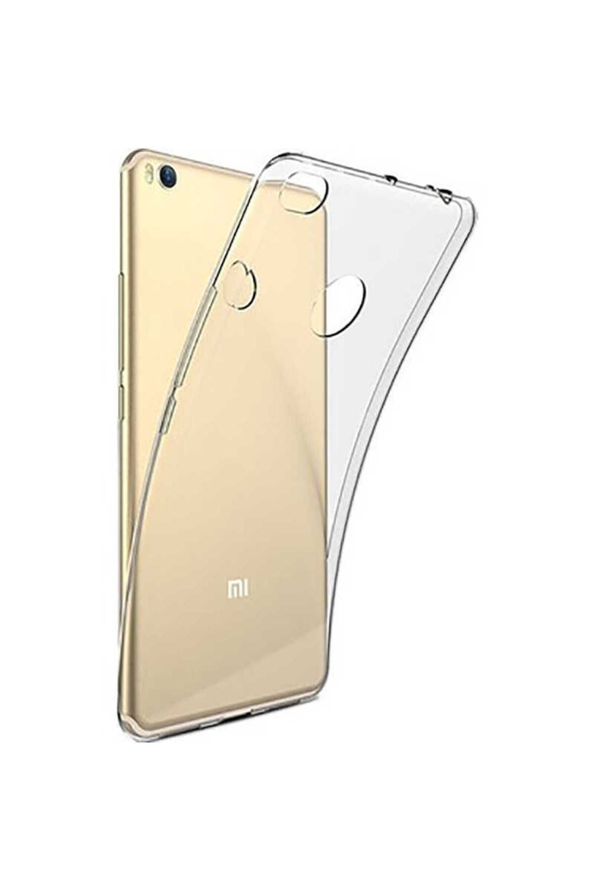 Mi Max 2 Kılıf BSAY Süper Silikon Kapak - Renksiz Renksiz