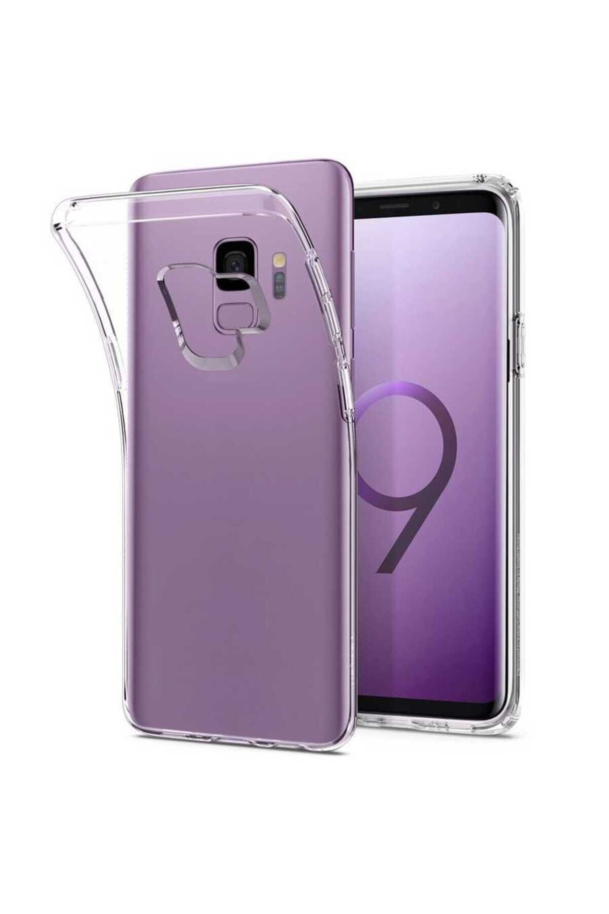 Galaxy S9 Kılıf BSAY Süper Silikon Kapak - Renksiz Renksiz