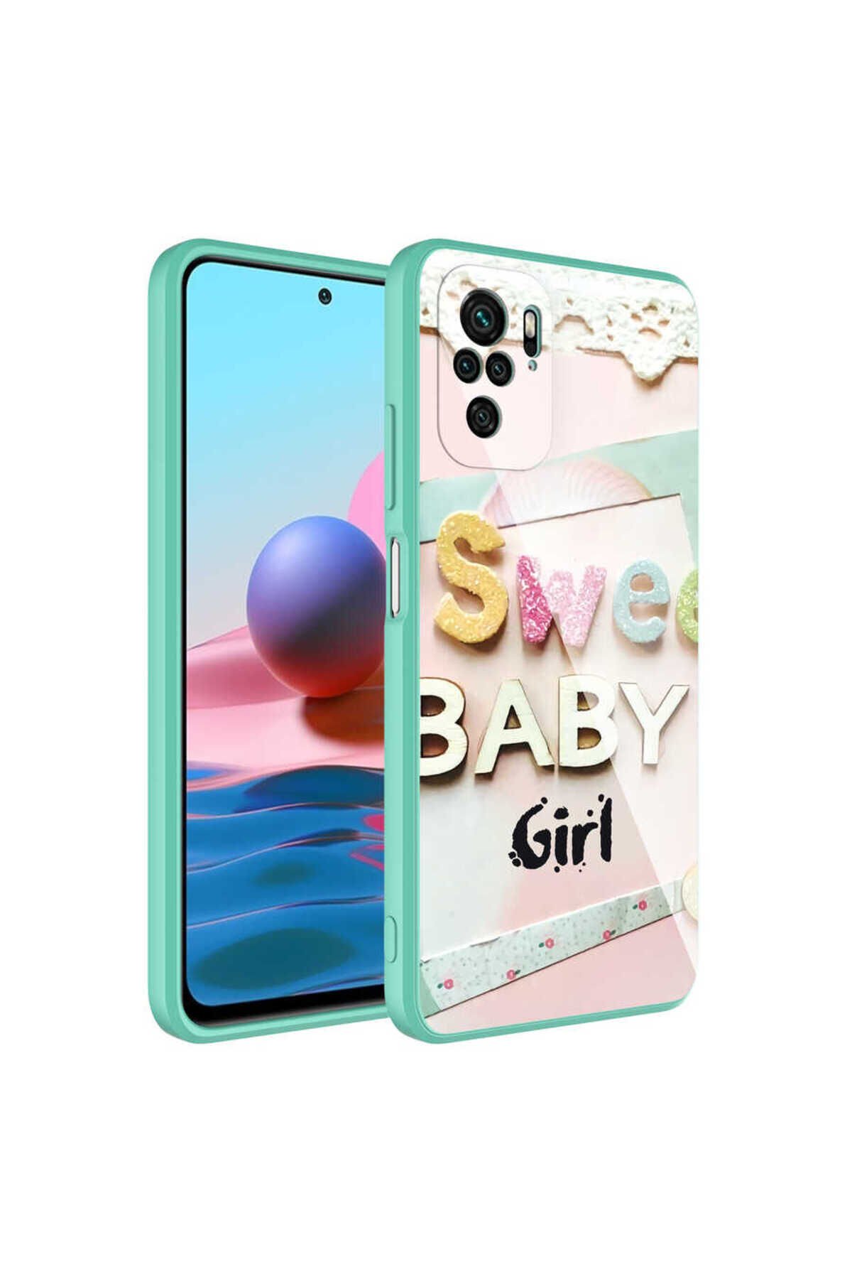 Poco M5S Kılıf Kamera Korumalı Desenli Sert Silikon BSAY Epoksi Kapak - NO5 No5