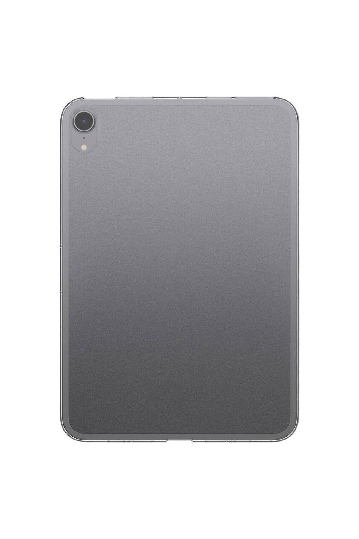 iPad Mini 2021 (6 Nesil) Kılıf Uyumlu BSAY Tablet Süper Silikon Kapak-Renksiz Renksiz