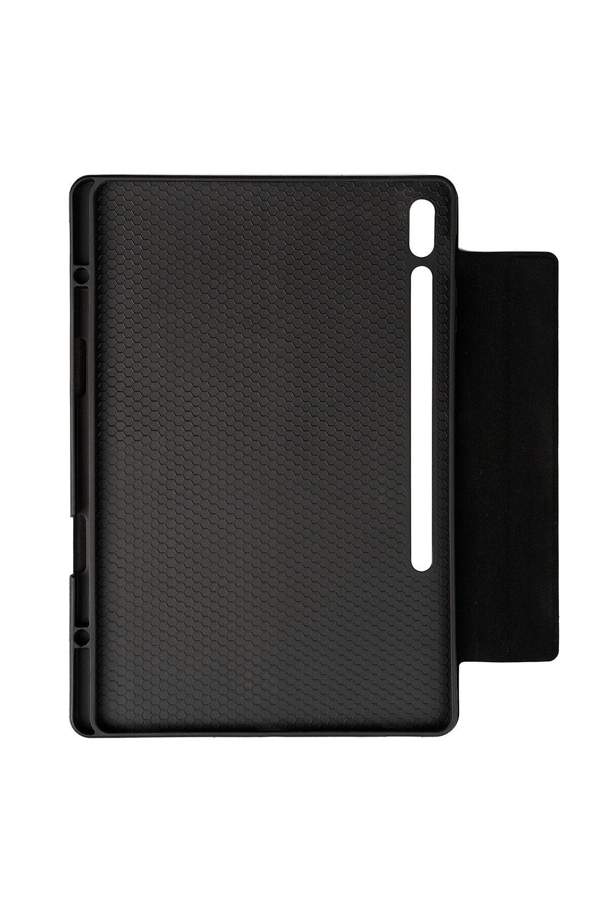 Galaxy Tab S9 Uyumlu BSAY Border Keyboard Bluetooh Bağlantılı Standlı Klavyeli Tablet Kılıfı-Siyah Siyah