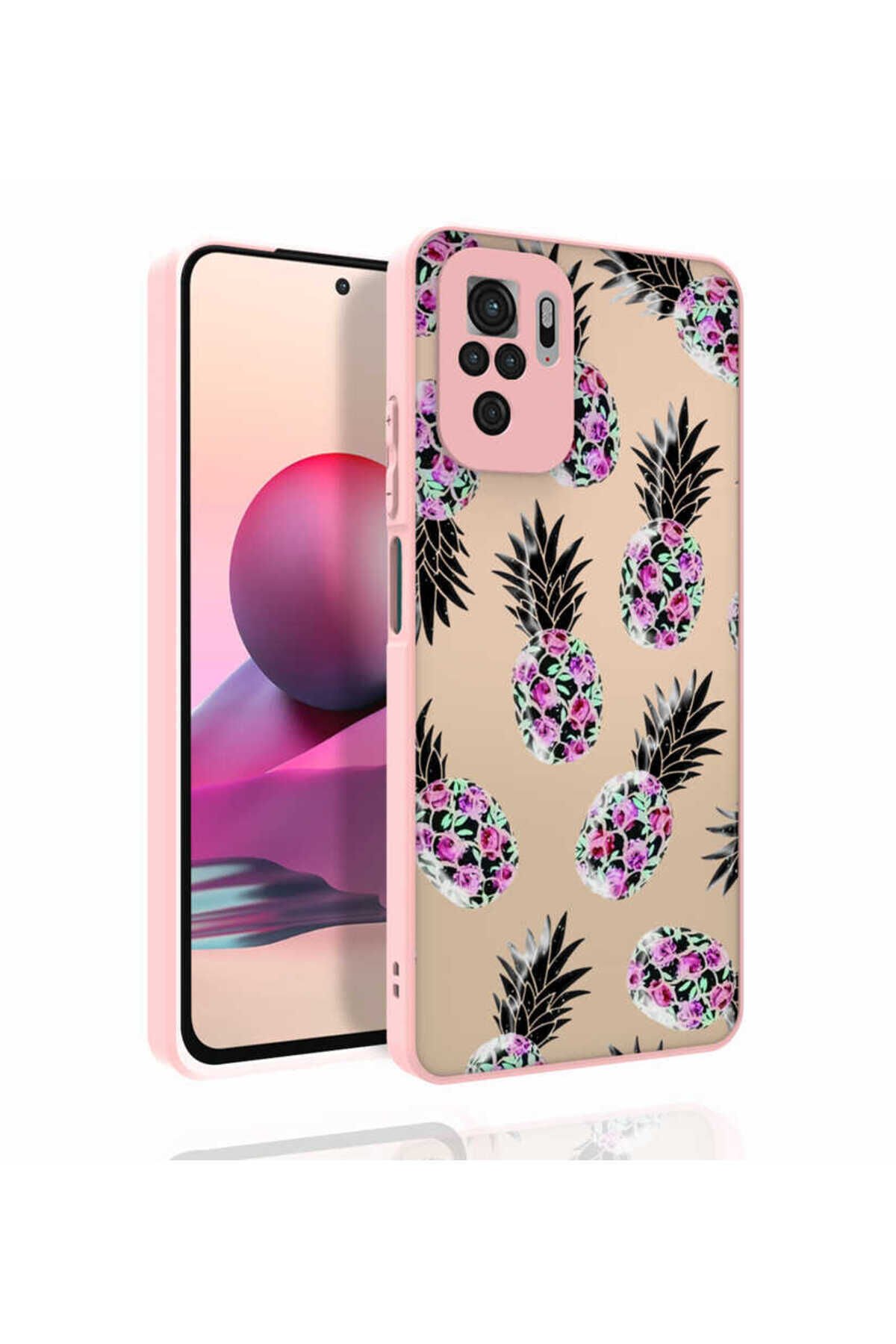 Poco M5S Kılıf Desenli Kamera Korumalı Parlak BSAY Nora Kapak - NO5 No1