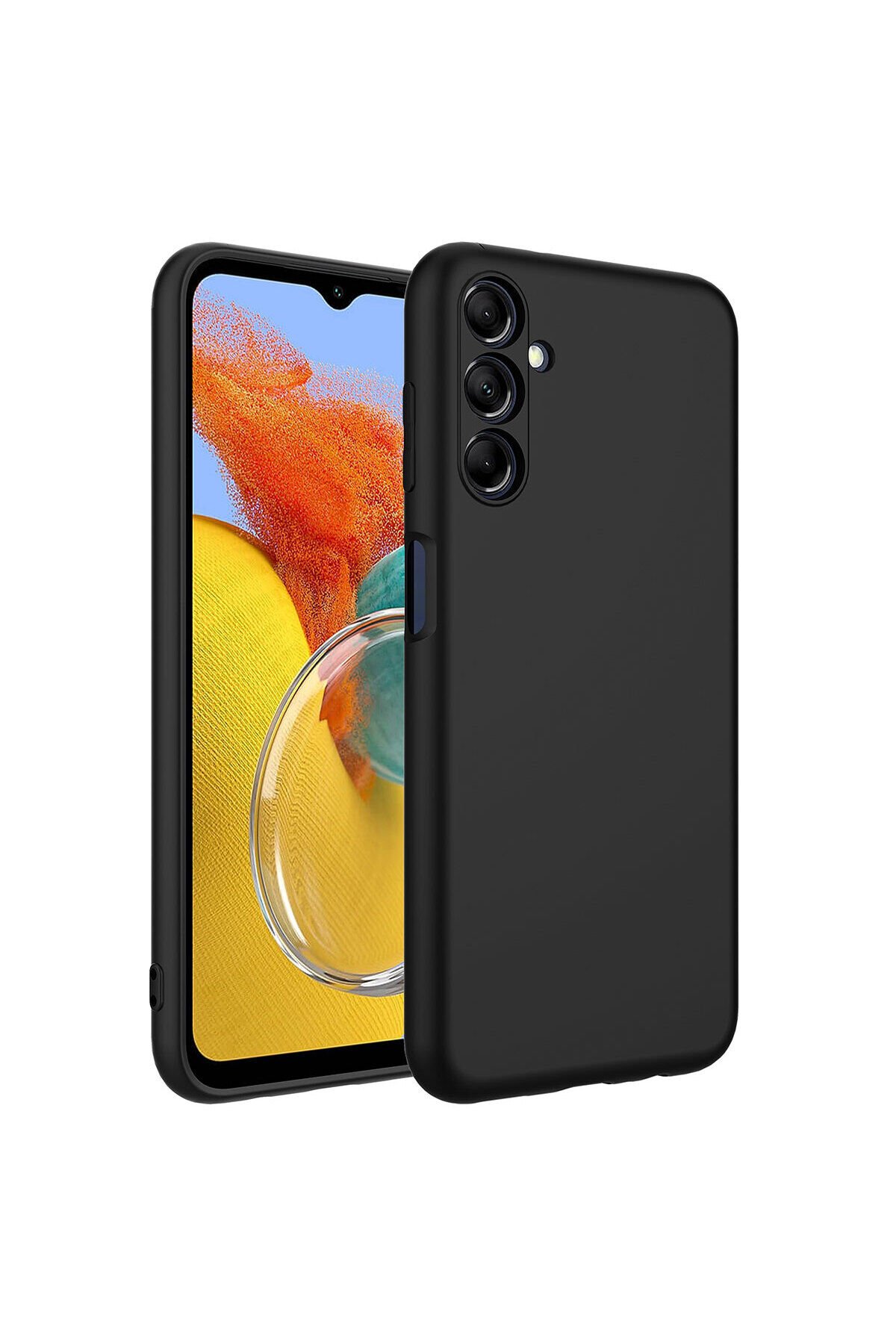 Galaxy M14 Kılıf BSAY Mara Lansman Kapak - Lila Siyah