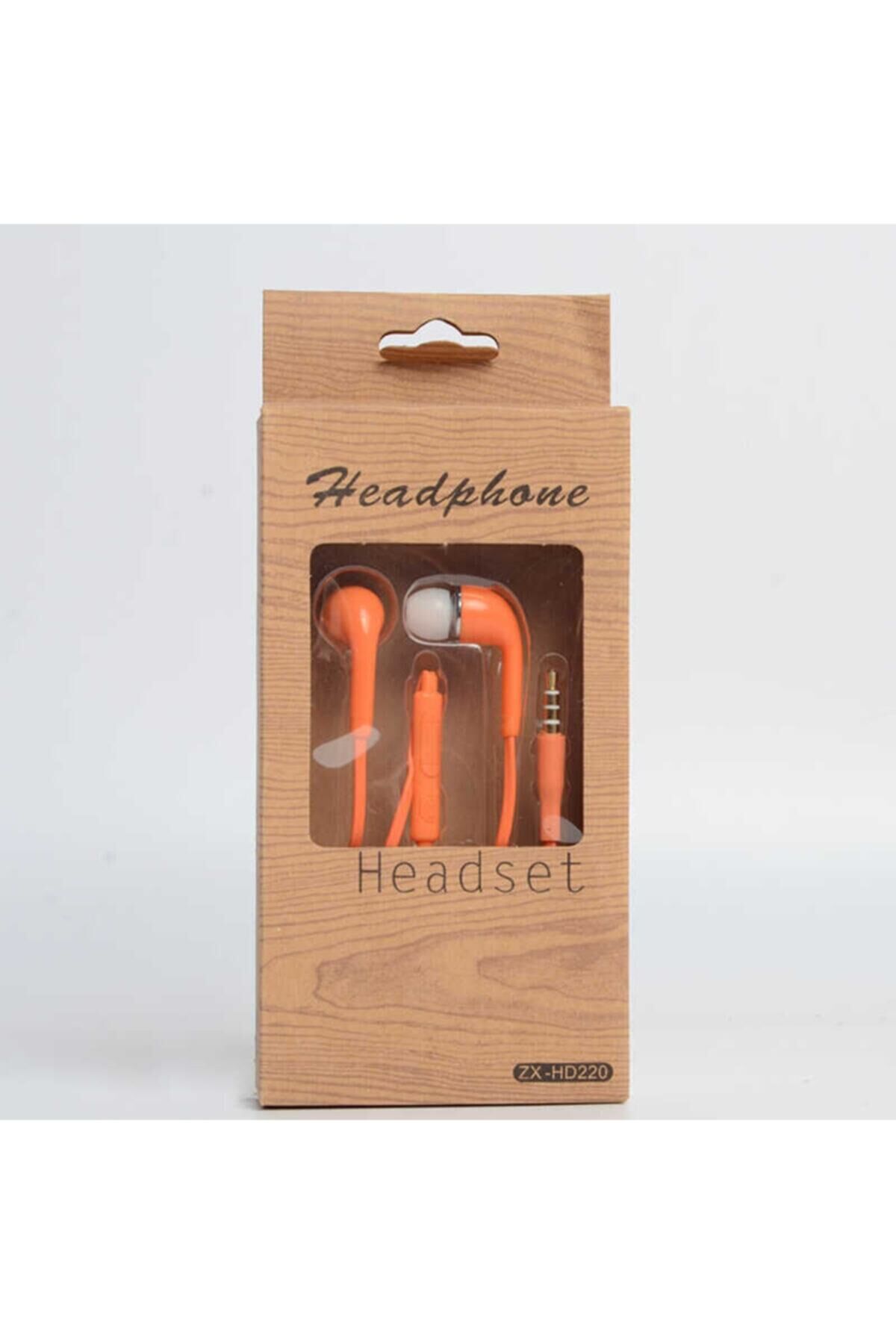 ZX-HD220 3.5mm Kulaklık - Turuncu Turuncu