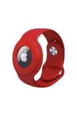 Uyumlu Airtag Anahtarlık BSAY Kordon-Siyah Siyah