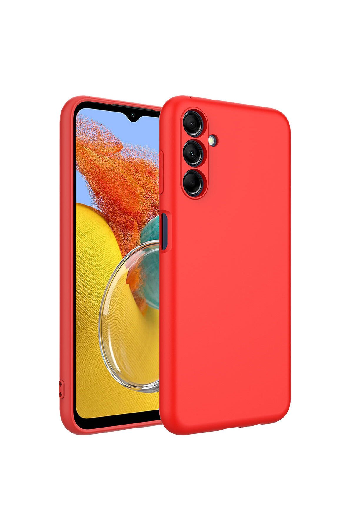 Galaxy M14 Kılıf GZST Mara Lansman Kapak - Kırmızı Kırmızı