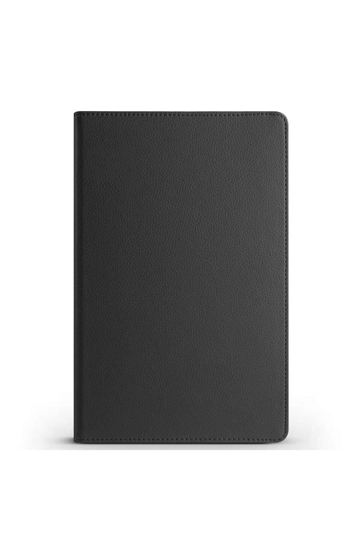 Lenovo Tab P11 11.5 (2.Nesil) TB350UF Uyumlu BSAY Dönebilen Standlı Kılıf-Siyah Kırmızı