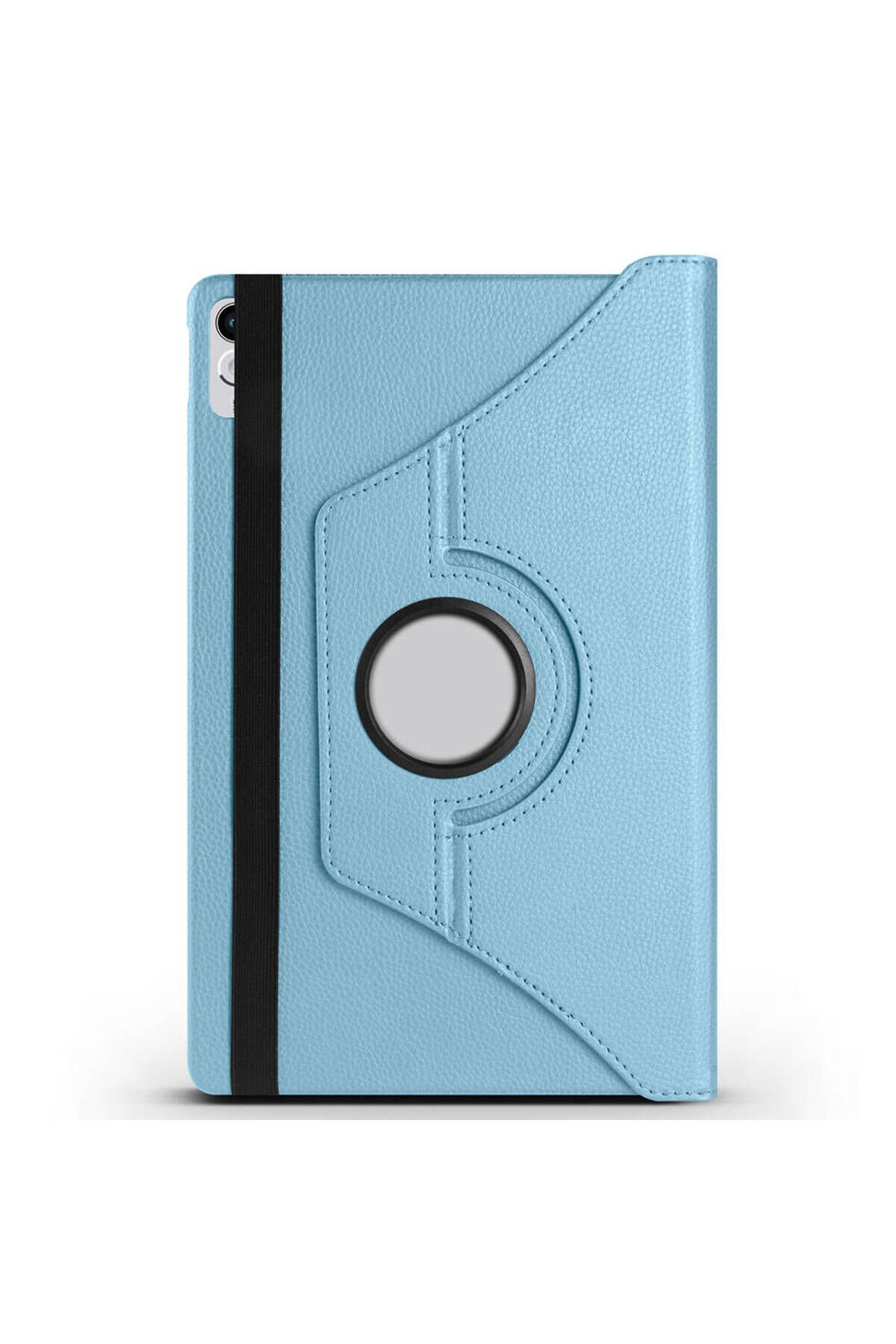 Lenovo Tab P11 11.5 (2.Nesil) TB350UF Uyumlu BSAY Dönebilen Standlı Kılıf-Siyah Mavi