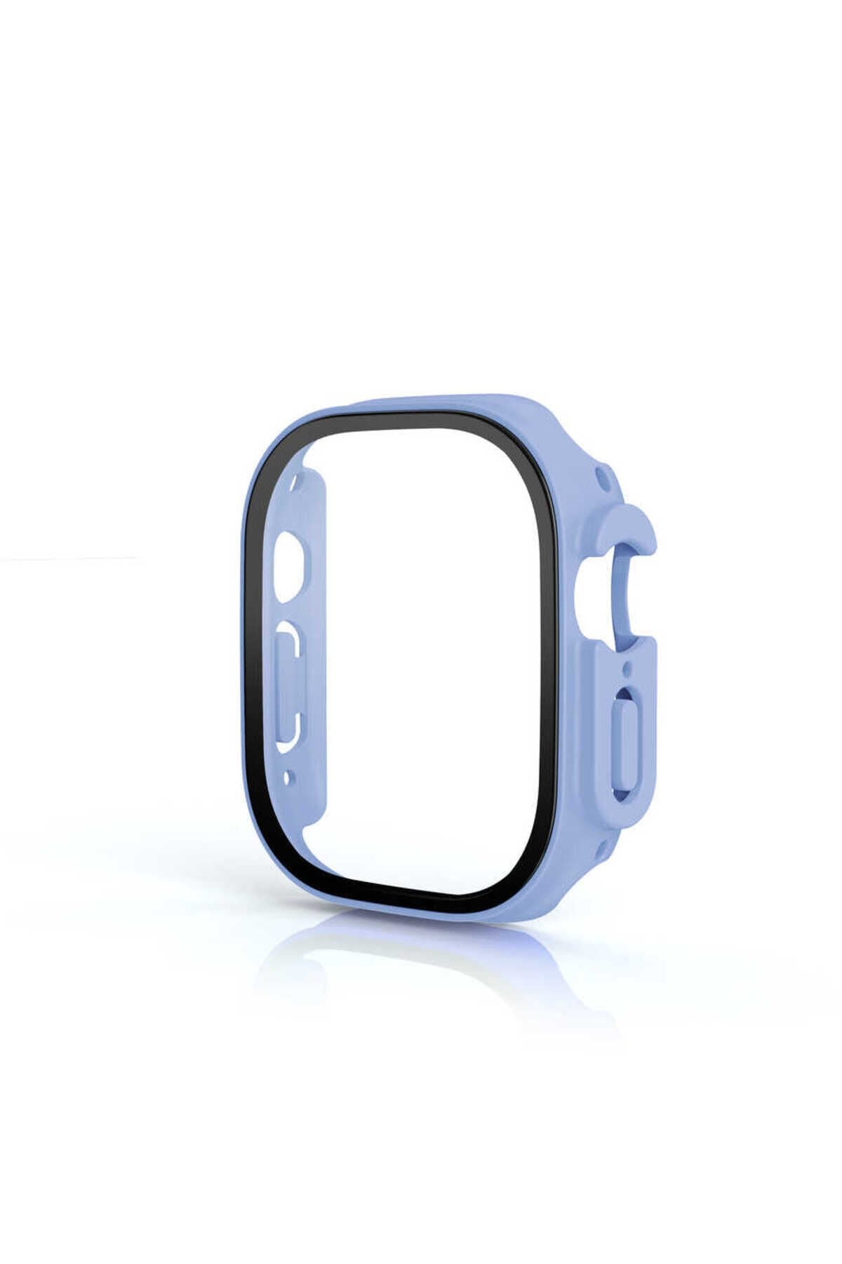 Watch Ultra 49mm Kasa ve Ekran Koruyucu BSAY Watch Gard 19 - Yeşil Mavi